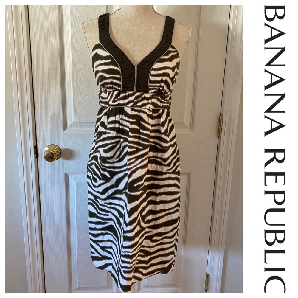 NWT Banana Republic zebra print dress, 4